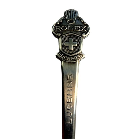 Vintage Rolex Bucherer Lucerne Souvenir Spoon - Picture 3 of 5